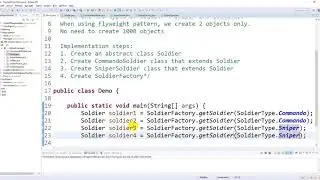 Using Flyweight pattern in Java project