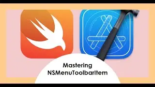 How to use NSMenuToolbarItem in Native macOS app