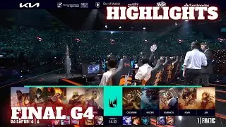 FNC vs G2 - Game 4 Highlights | Grand Final LEC 2024 Season Finals | Fnatic vs G2 Esports G4