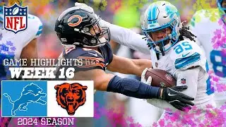 Detroit Lions vs. Chicago Bears [Week 16] FULL GAME Highlights | NFL Highlights 2024