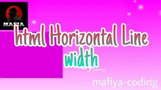 html Horizontal Line width #codes #htmltages #shorts #code #mafiyacoding #shortsvideos