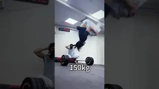 I just did a backflip at 150 kg!