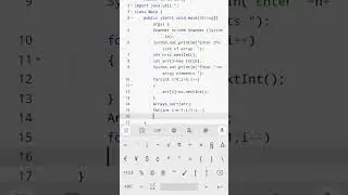 Java program to find two largest number in an array #java #program #codingguru #youtube #shorts😎😎