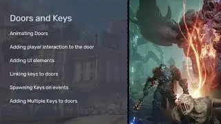 Visual Scripting in Unreal Introduction - Lecture 7 Pt 1 Doors and Keys