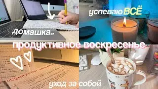 ПРОДУКТИВНЫЙ ДЕНЬ ИЗ МОЕЙ ЖИЗНИ: продуктивное воскресенье / Моя вечерняя рутина