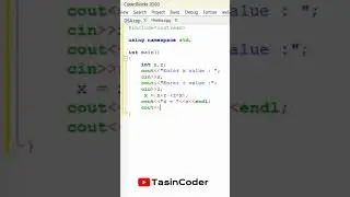 C++ program to swap values of two int variables without using third variable |  