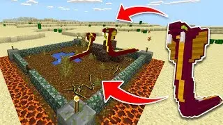 How to Build a COBRA FARM in Minecraft Pocket Edition!! Spawn Snakes and Anacondas in MCPE!