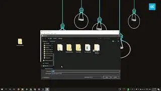 How to display custom text on the desktop on Windows 10