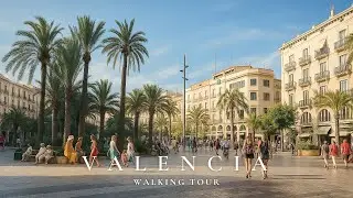 Valencia in One Day  | Mus See Places for a Quick Visit | Walking Tour 4K