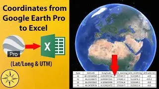 Extract coordinates from Google Earth Pro to Excel