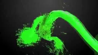 Paint Splash Intro Template for Sony Vegas 12 Green FULL HD