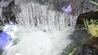 small water fall and natural water soud for relaxing music