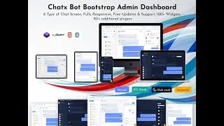 Chatbot Admin - Unique Chatbot Dashboard And Chat WebApp Template