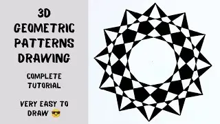 Master 3D Geometric Patterns: Step-by-Step Drawing Tutorial