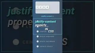 justify content in css