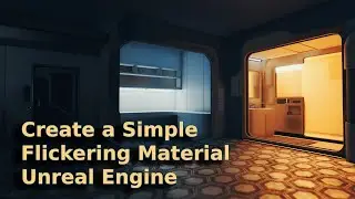 How to Create a Simple Flickering Material in Unreal Engine - UE Beginner Tutorial