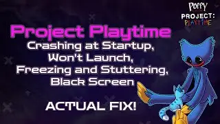 How to Fix Project Playtime Crashing at Startup, Freezing and Stuttering, Black Screen, Won't Launch