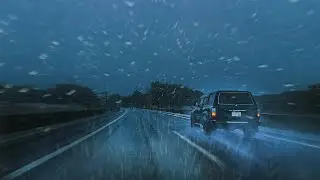 ☔️Highway Driving in Heavy Rain