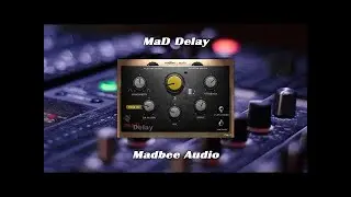 Vst FREE -- maDelay -- tape echo / delay unit. ótimo plugin Delay Gratuito para suas mixagens