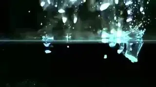 Сход лавины в воду Футаж HD