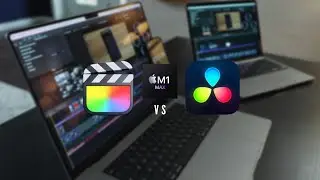 Macbook Pro M1 Max Final Cut Pro vs Davinci Resolve | Export Time Comparison