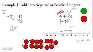 Pre-Algebra Lesson 1-3: Add Integers