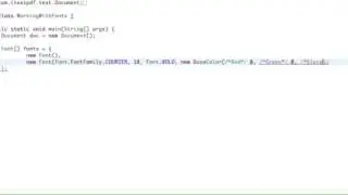 JAVA Programming Tutorial PDF with Java 04 Fonts