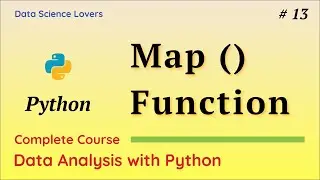 Basic Python Tutorial - 13 ... Map Function in Python || Example | map(function, sequence/values)