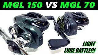 Shimano CURADO MGL 150 vs CURADO MGL 70!!! Light lure COMPARISON