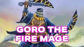 The Fire Mage Painting Process in 4 minutes.