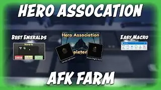 Hero Association AFK Farm/TinyTask Guide | Anime Last Stand
