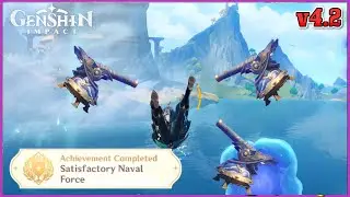 Satisfactory Naval Force | Hidden Achievement | v4.2 Guide | Genshin Impact