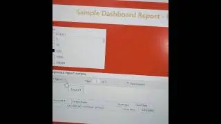 PowerBI | Sample dashboard embedded with paginated report - parameterized 