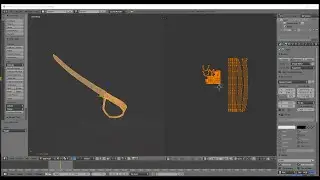 How to model a sword in blender with animation and textures