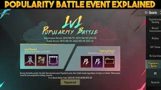 Popularity Battle Event | Popularity Battle Event Explained | BGMI New Popularity Battle Event |