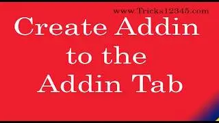 Excel VBA Macros: Create Addin to the Addin