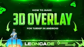 How To Make 3d Animated 🔥 Overlay in Android for Pubg/ BGMI |How to make 3d Overlay for Turnip