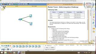 2.3.1.2 Packet Tracer - Skills Integration Challenge