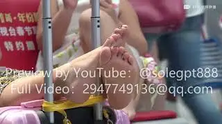 Candid Feet and Sole Chinese Girl full video 2947749136@qq com 0