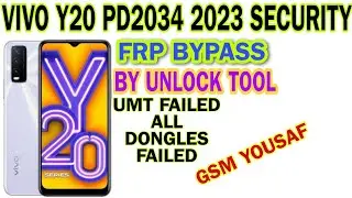 VIVO Y20 PD2034 FRP BYPASS BY UNLOCK TOOL 2023 SECURITY