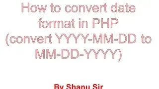 Change date format in php