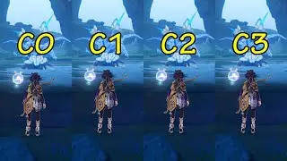 Sethos Constellation Comparison, C0 to C3 Damage Numbers