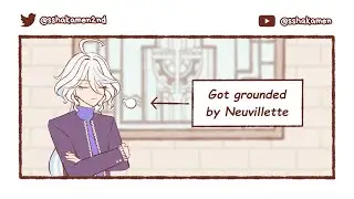 when furina get grounded by neuvillette [GENSHIN IMPACT - ANIMATIC MEME]