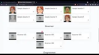 Online Voting System using PHP and SQLite DEMO