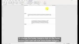 How to create different horizontal margins in the Header and Footer? | Word 365