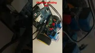 My new project , obstacle avoiding bot.