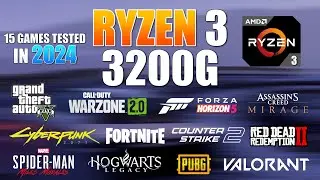 Ryzen 3 3200G Vega 8 & 16GB Ram - Gaming Test in 2024