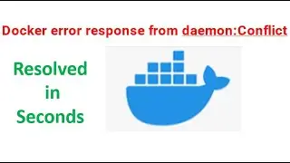 Docker error response from daemon: 