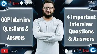 4 Most Important OOP Interview Questions And Answers | OOP Interview Q/A | OOP (Hindi/Urdu)