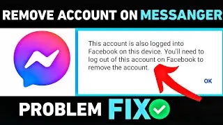 How to REMOVE ACCOUNTS on Messenger || Remove Account In Messanger 2022 ||